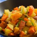 Roasted Gold Potato, Butternut, and Sweet Potato Breakfast Hash